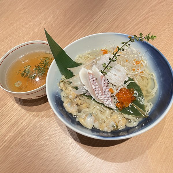 【限定】魚介の昆布水つけ麺