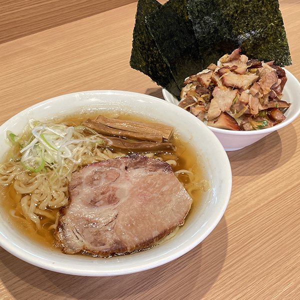 ラーメンチャーシュー丼セット