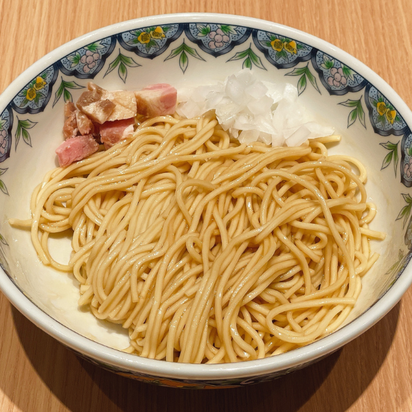 秋刀魚オイルの和え玉