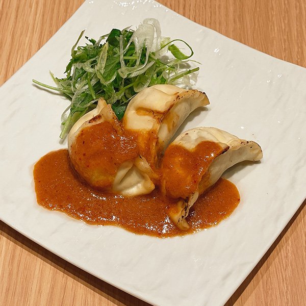 一品香の餃子 自家製食べるポン酢de【八咫烏】