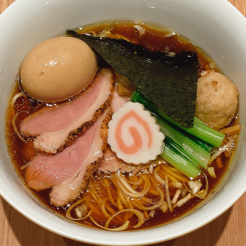 特製 羅臼昆布と地鶏の中華そば（醤油）